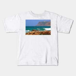 I wish you were here.... Guincho. Cabo da Roca. Atlantic Ocean, Portugal Kids T-Shirt